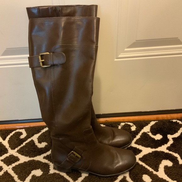 Nine West Sookie Leather Boots - Picture 5 of 6